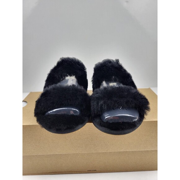 Ugg Oh-Yeah Girls TD Black Slides 1116636T Size 10 NWT NIB Toddlers - Picture 6 of 11
